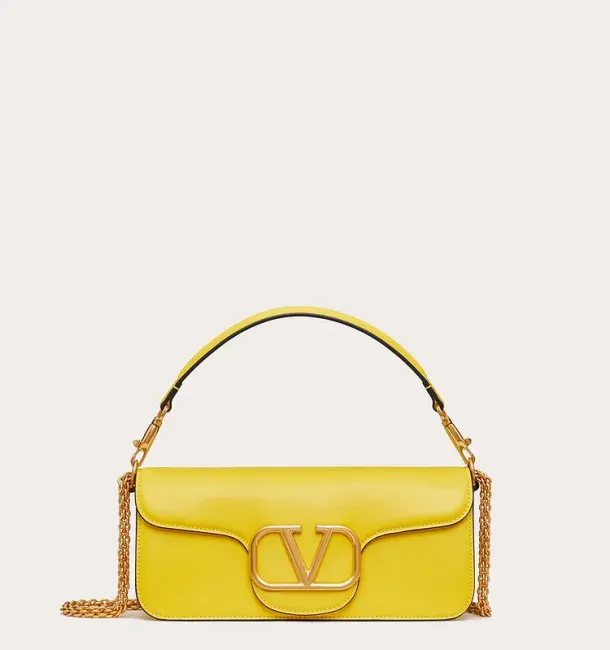 Valentino VLOGO SIGNATURE CALFSKIN SHOULDER BAG