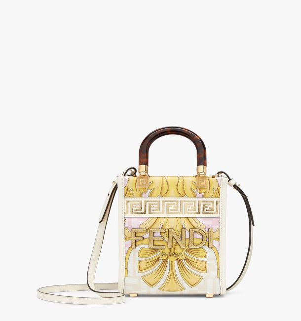 Fendi  Мини сумка-шопер Sunshine Fendace