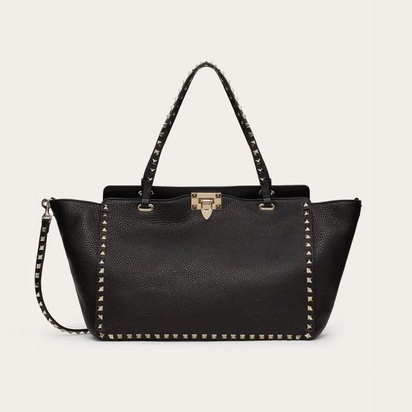 Valentino Medium Grainy Calfskin Rockstud Bag