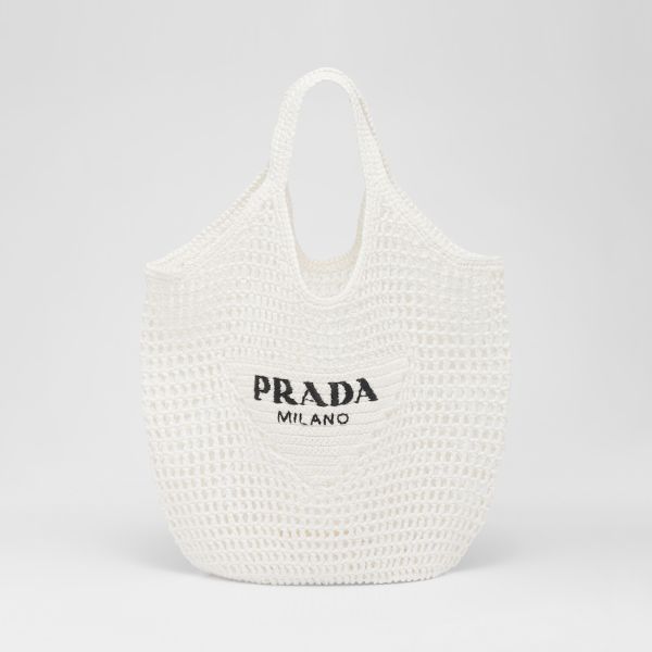 Prada  Raffia tote bag